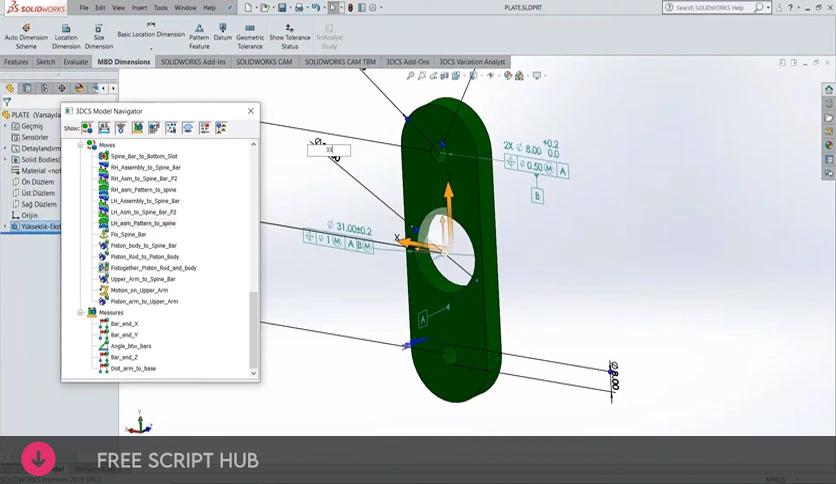 3DCS Variation Analyst 7.7.0.1 for SolidWorks  {Crack + Patch}