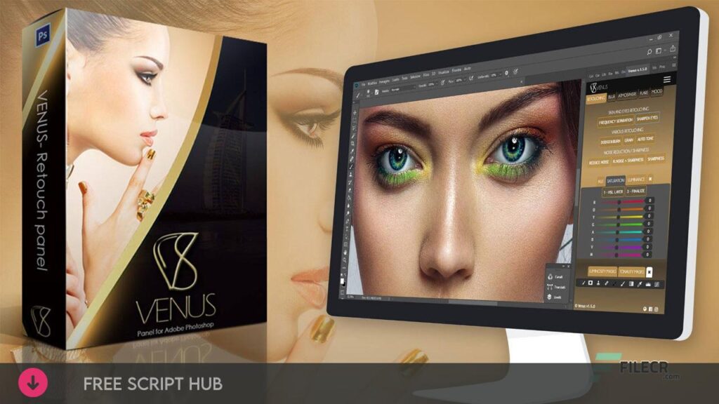 Venus Retouch Panel 3.0.0 for Adobe Photoshop  {Crack + Patch}