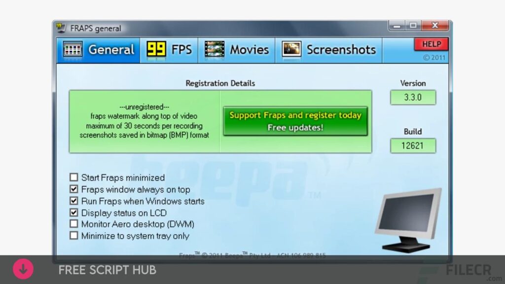 Fraps v3.5.9 build 15586 Free Download  {Crack + Patch}