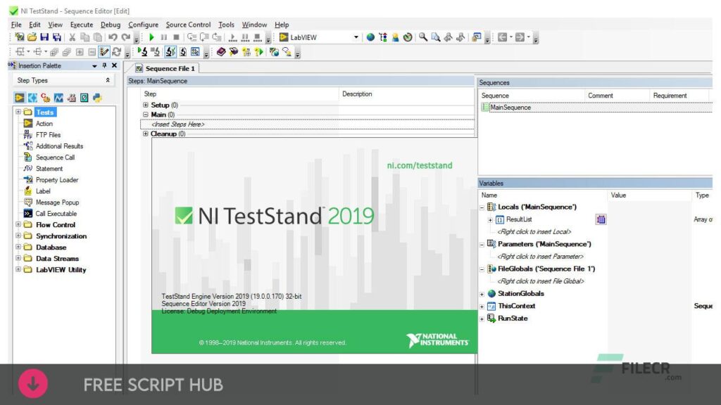 NI TestStand 2019 v19.0.0 Full Version Free Download  {Crack + Patch}