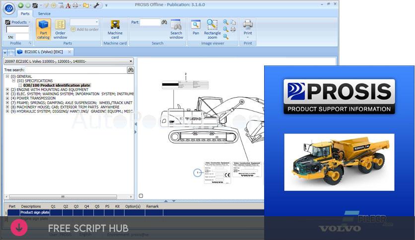 Volvo PROSIS Offline 2019.01 Full v3.16.28 Free Download  {Crack + Patch}