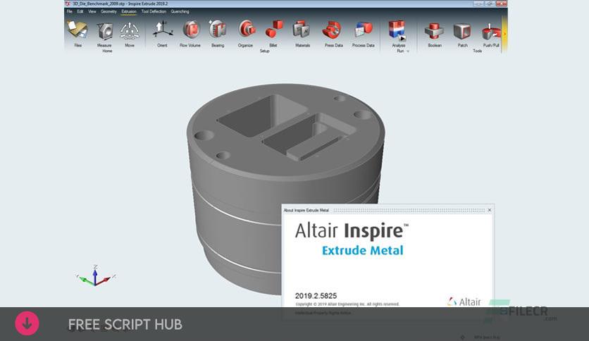 Altair Inspire Extrude Metal 2020.0.1 Build 6342  {Crack + Patch}