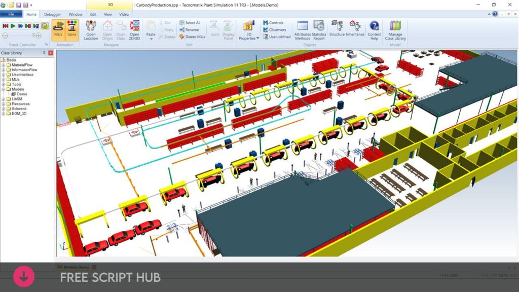 Siemens Tecnomatix Plant Simulation 2302.0003 Free Download  {Crack + Patch}