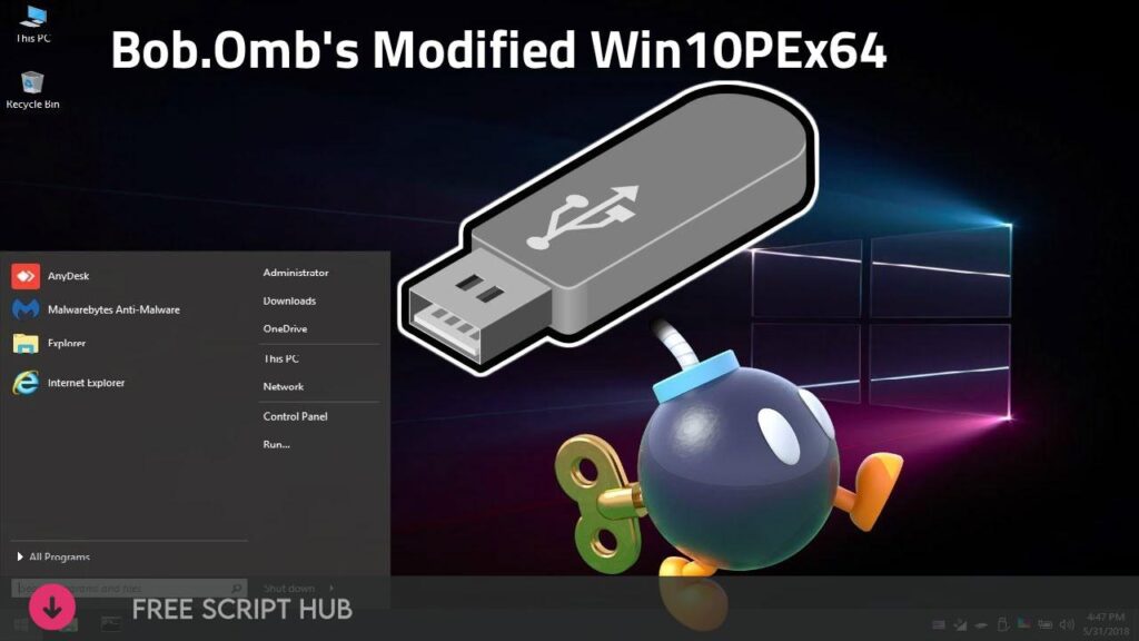 Bob.Omb’s Modified Win10PE Download (Latest 2024)   {Crack + Patch}