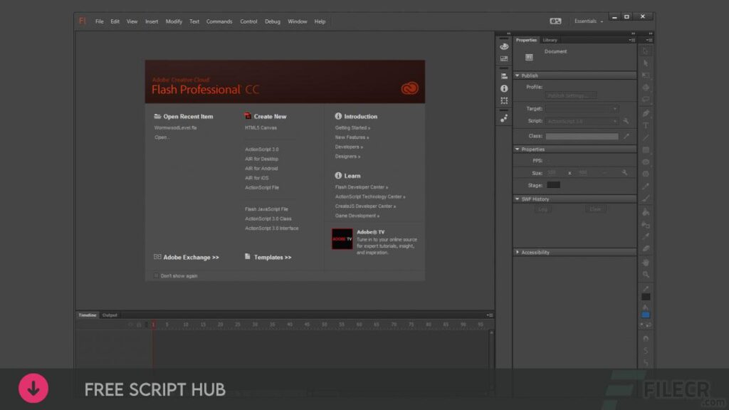 Adobe Flash Professional CC 2015 Full Version Free Download  {Crack + Patch}