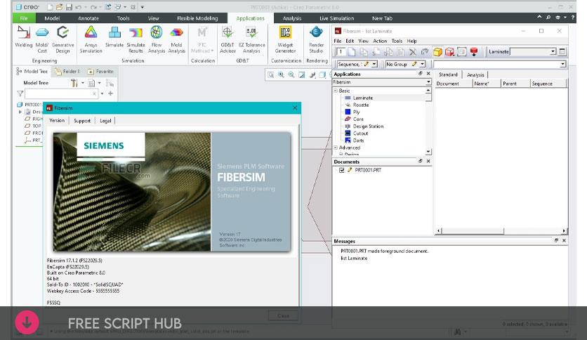 Siemens FiberSIM 17.1.2 for PTC Creo 8.0 Download  {Crack + Patch}