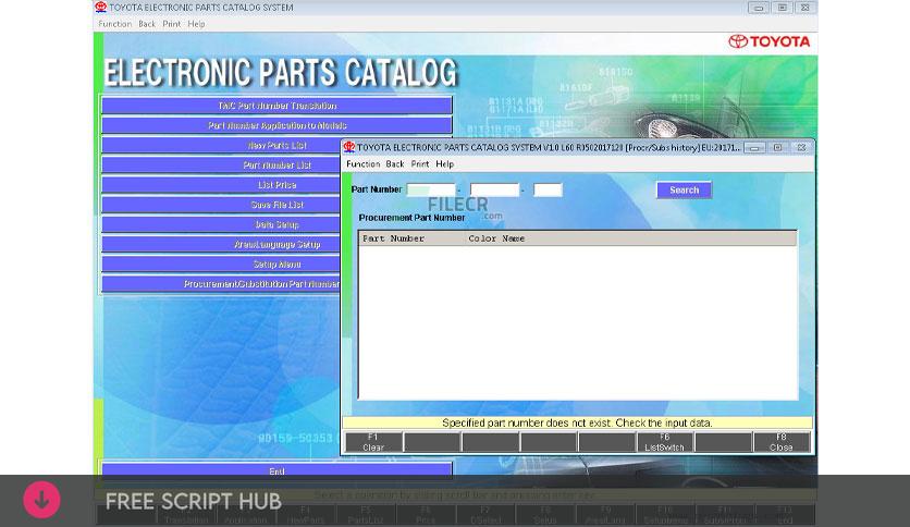 Toyota EPC V1.0 L60 R050 (05.2021) Free Download  {Crack + Patch}