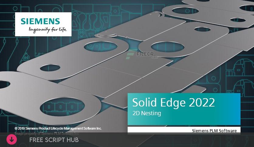 Siemens Solid Edge 2D Nesting 2024.2310 Free Download  {Crack + Patch}