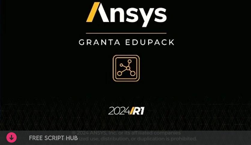 ANSYS GRANTA EduPack 2024 R1 Free Download  {Crack + Patch}