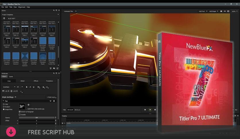NewBlue Titler Pro 7 Ultimate 7.7.210515  - For Windows