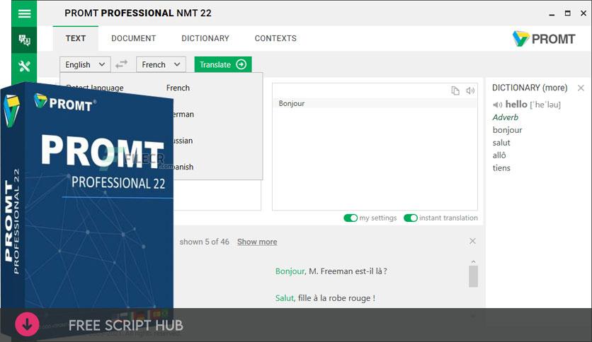 Promt Professional NMT 23.0.60 Free Download  - For Windows