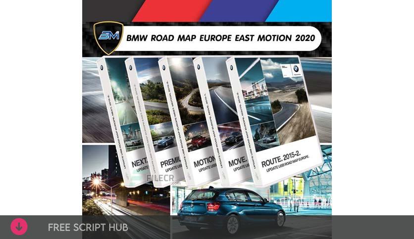 BMW Road Map Europe East MOTION 2020