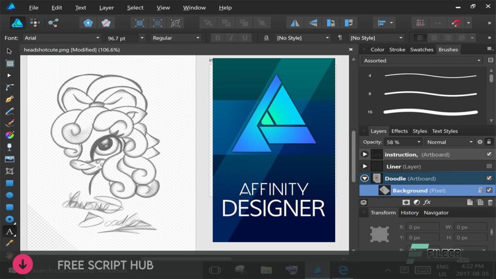 Serif Affinity Designer 2.5.5.2636 Free Download  - For Windows