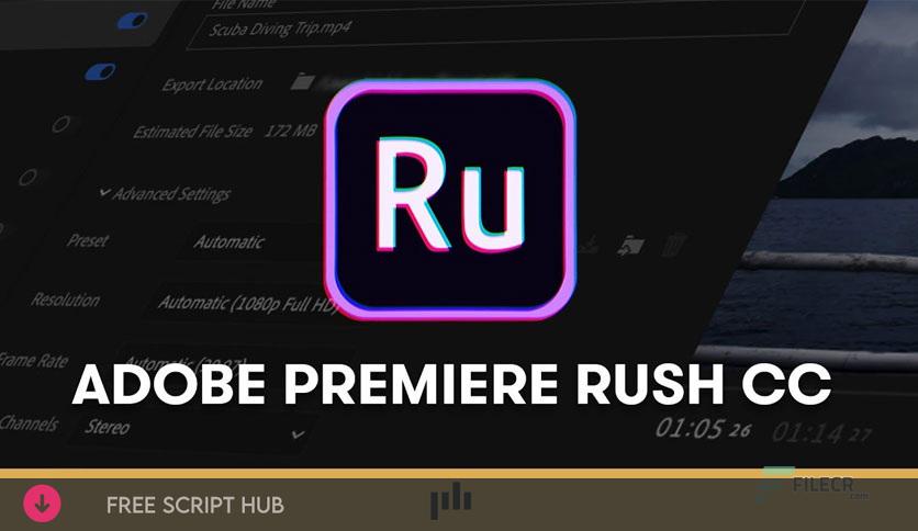 Adobe Premiere Rush 2.10.0.30 Free Download  - For Windows