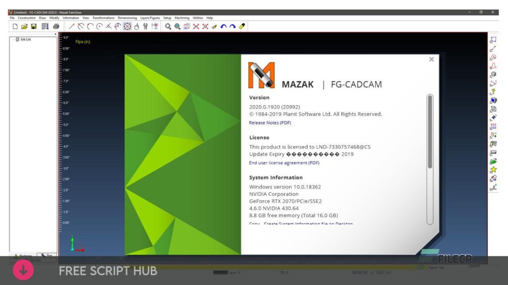 MAZAK FG-CADCAM 2020.0.1932 Free Download  {Crack + Patch}