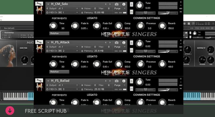 Free Download: Hephaestus Sounds – Singers 2 (KONTAKT) [Windows]