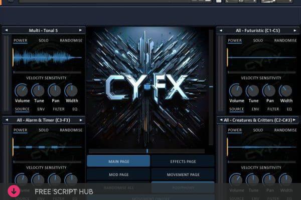 Free Download: Ergo Kukke – Cy-FX (KONTAKT) – Kontakt sound effects [Windows]