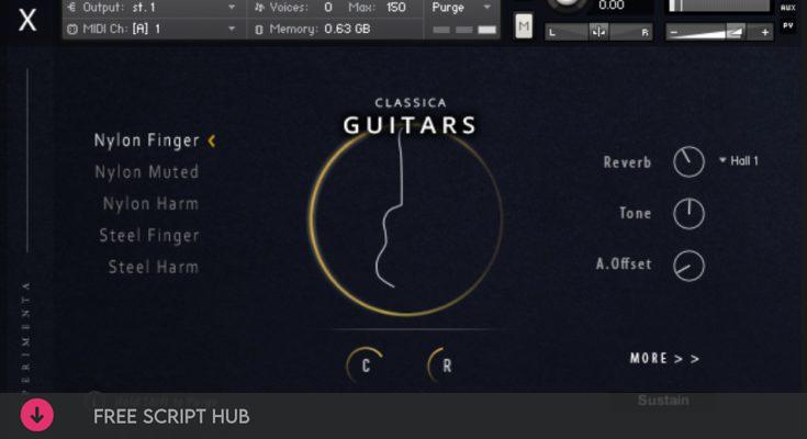 Free Download: XPERIMENTA – Classica Guitars (Kontakt) [Windows]