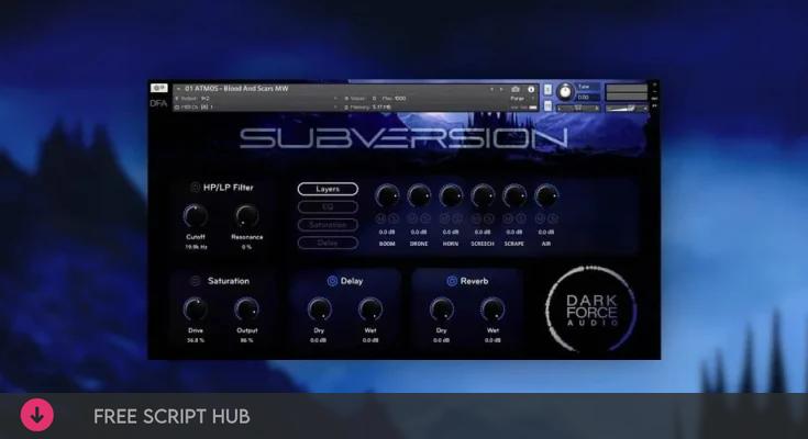 Free Download: Dark Force Audio – SUBVERSION (KONTAKT) [Windows]