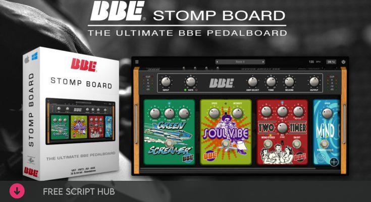 Free Download: BBE Sound – Stomp Board v1.6.1 STANDALONE, VST, VST3, AAX x64 [Windows]