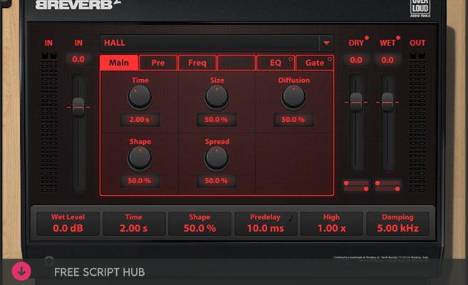 Free Download: Overloud – BREVERB 2 v2.1.18 SAL, VST, VST3, AAX x86 x64 [Windows]