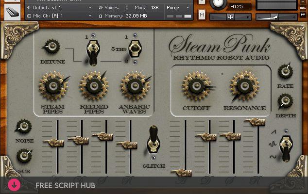 Free Download: Rhythmic Robot Audio – SteamPunk (KONTAKT) [Windows]