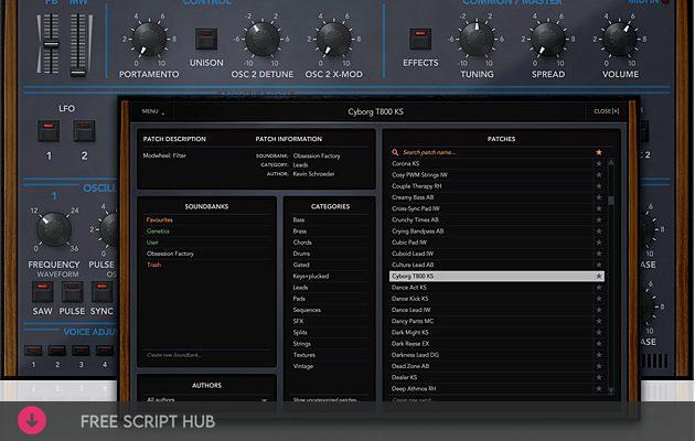 Free Download: Synapse Audio – Obsession 1.2 VSTi, VSTi3, AAX, NKS x64 [Windows]