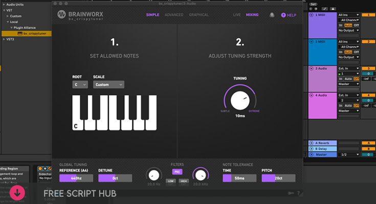 Free Download: Plugin Alliance – Brainworx bx crispytuner v1.1.0 VST, VST3, AAX x64 [Windows]