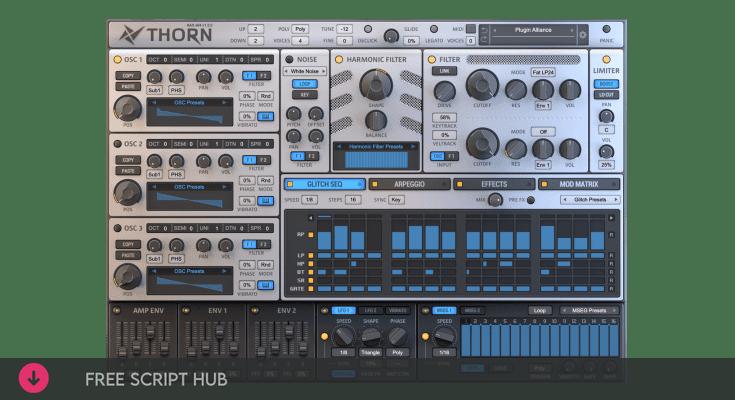 Free Download: Plugin Alliance & Dmitry Sches – DS Thorn v1.3.3 VSTi, VSTi3, AAX x64 [Windows]