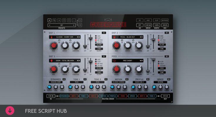 Free Download: JMG Sound – Cyberdrive v.1.0 VST, VST3, AAX x86 x64 [Windows]