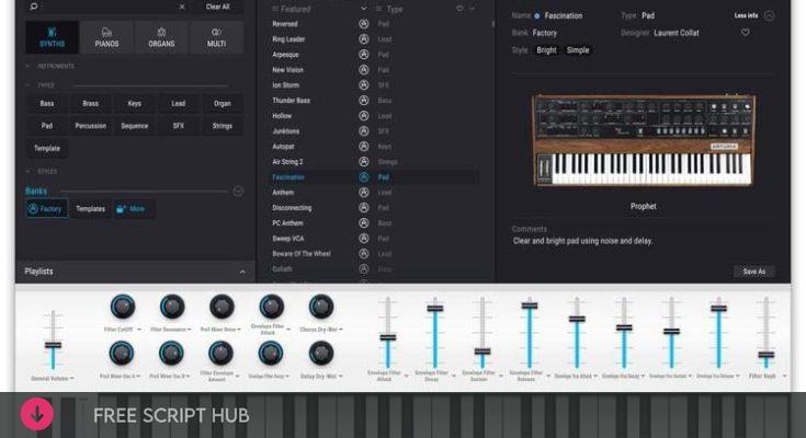 Free Download: Arturia – Analog Lab V Pro v5.10.1 VST, VST3, AAX, SAL x64 [Windows]