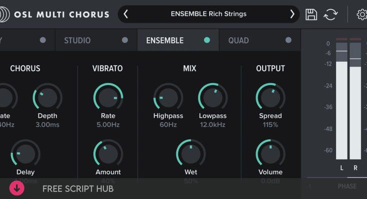 Free Download: Oblivion Sound Lab – OSL Multi Chorus v1.0.0 VST3, AU WIN.OSX x64 [Windows]