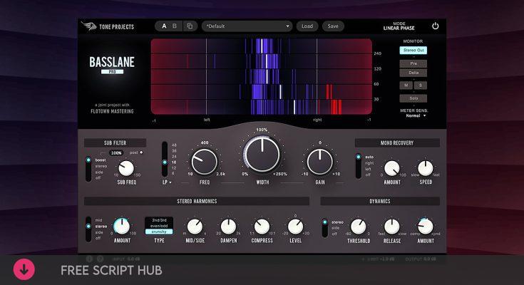 Free Download: Tone Projects – Basslane Pro v1.0.4 FIXED VST3, AAX [Windows]