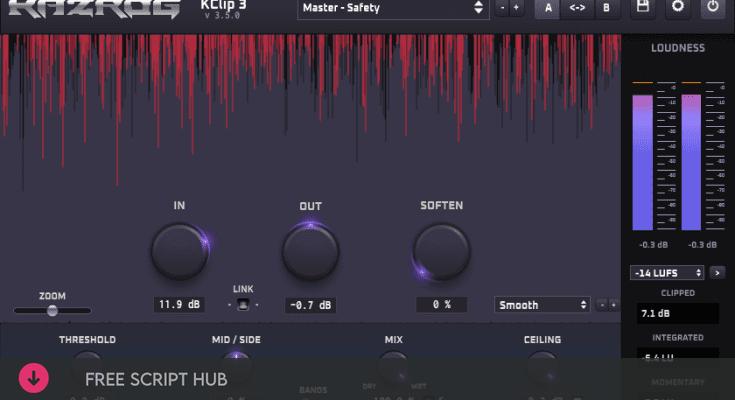 Free Download: Kazrog – KClip 3 v3.6.4 VST, VST3, AAX, AU WIN.OSX x64 [Windows]