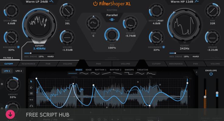 Free Download: Cableguys – FilterShaper XL v1.0.3 Admin Mode VST, VST3, AAX x64 [Windows]