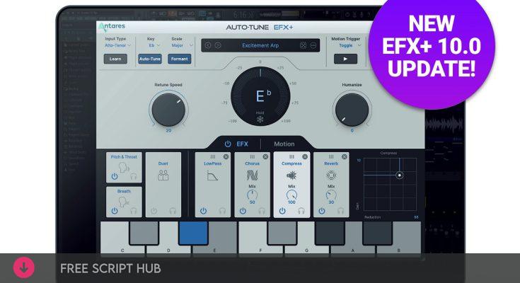 Free Download: Antares – Auto-Tune EFX+ v10.0.1 VST3, AAX x64 – Vocal Processing [Windows]