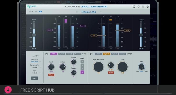 Free Download: Antares – Auto-Tune Vocal Compressor v1.0.1 VST3, AAX x64 [Windows]