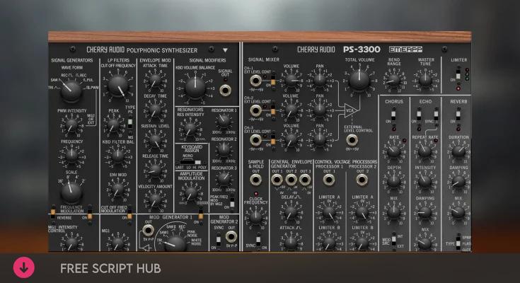 Free Download: Cherry Audio – PS-3300 v1.0.4.54 SAL, VSTi, VST3i, AAX x64 [Windows]