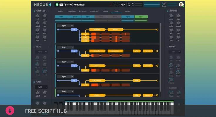 Free Download: reFX – Nexus 4 v4.5.13 Rev3 VSTi, VST3i, AAX x64 [Windows]