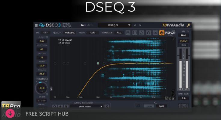 Free Download: TBProAudio – DSEQ3 v3.8.3 VST, VST3, AAX x86 x64 [Windows]