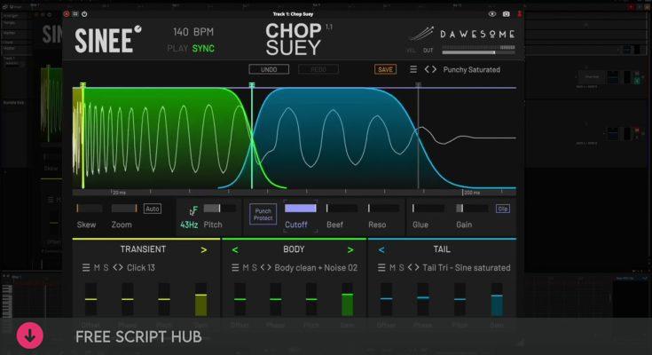 Free Download: Tracktion Software – SINEE Chop Suey v1.3, VSTi3 x64 [Windows]