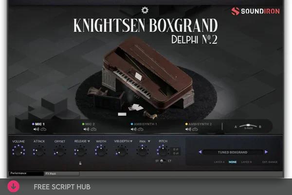 Free Download: Soundiron – Delphi Piano series vol.2 Knightsen Boxgrand (KONTAKT) [Windows]