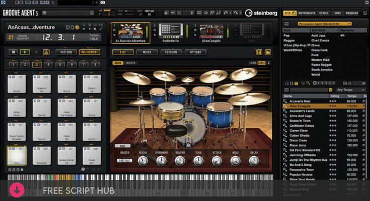 Free Download: Steinberg – Groove Agent 5 v5.1.20 STANDALONE, VST3i, AAX, x64 [Windows]