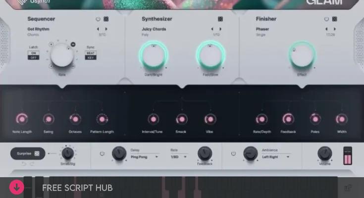 Free Download: uJAM – Usynth GLAM v1.0.0 (uJAM APP+Usynth) VSTi, AAX x64 [Windows]