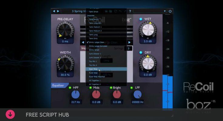 Free Download: Boz Digital Labs – ReCoil v1.0.0 VST, VST3, AAX, AU WIN.OSX x64 [Windows]