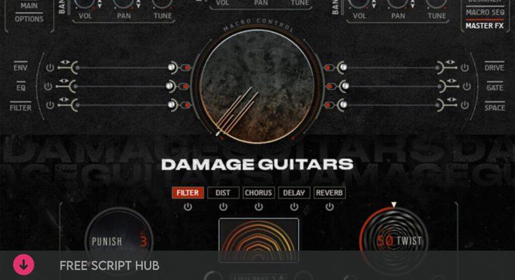 Free Download: Heavyocity – Damage Guitars (KONTAKT) [Windows]