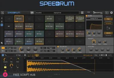 Free Download: Apisonic Labs – Speedrum v1.4.8 WIN/MAC VSTi, VSTi3, AU x64 [Windows]