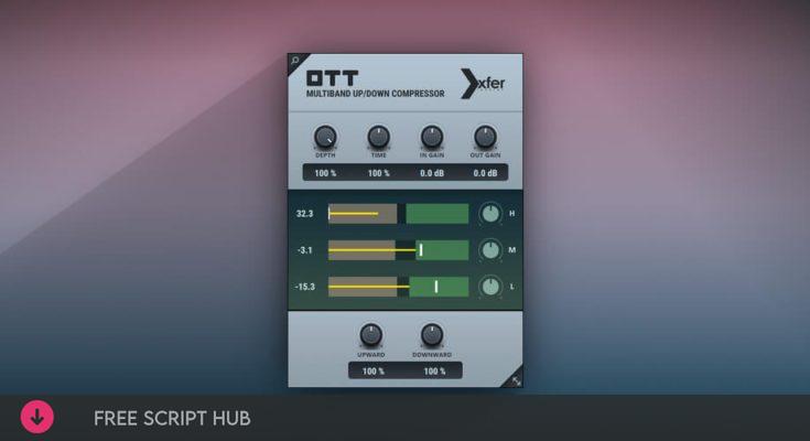 Free Download: Xfer Records – OTT 1.35 VST, VST3, AAX WIN.OSX x86 x64 [Windows]