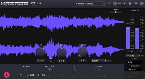 Free Download: Kazrog – KClip v3.5.1 VST, VST3, AAX, AU WIN.OSX x64 [Windows]