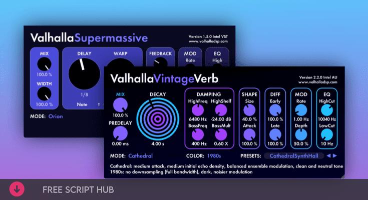 Free Download: Valhalla DSP – Valhalla VintageVerb v3.0.0 VST, VST3, AAX x64 [Windows]